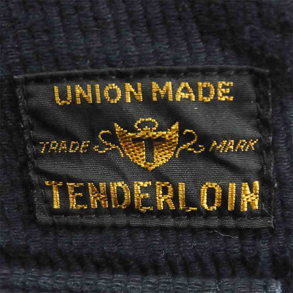 TENDERLOIN テンダーロイン T-CORDUROY コーデュロイ ピケ コットン パンツ 日本製 ダークネイビー系 S【中古】