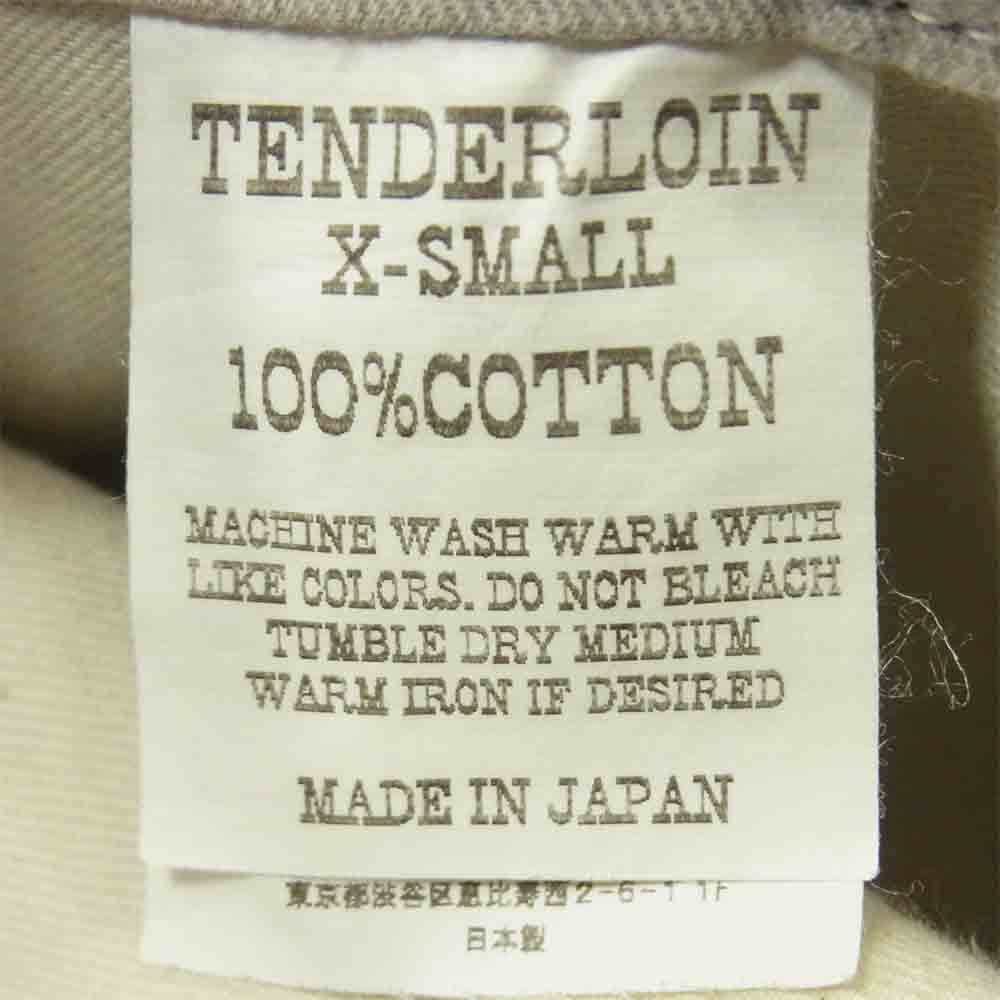 TENDERLOIN テンダーロイン T-BDP CORDUROY コーデュロイ パンツ コットン 日本製 モスグリーン系 XS【中古】