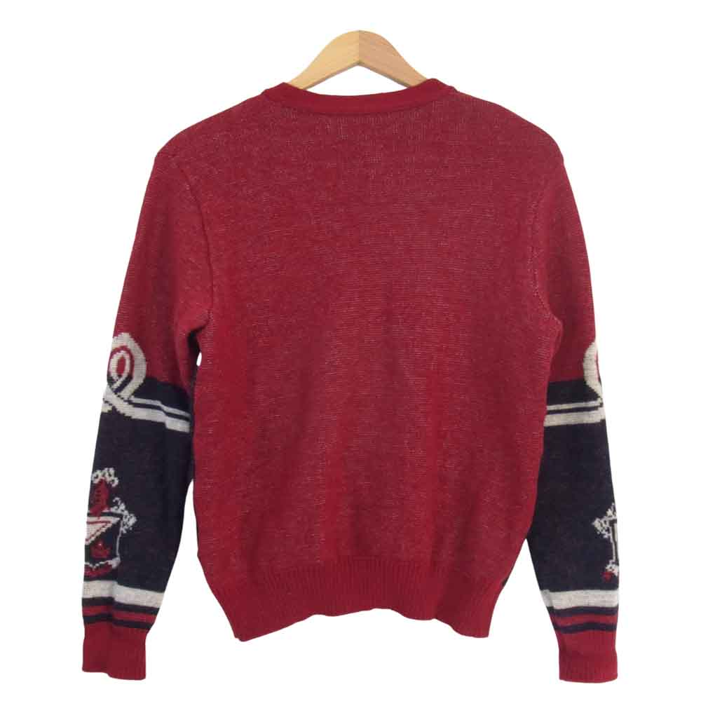 The Stylist Japan ザスタイリストジャパン TSJK-57802-01 ウール カーディガン 厚手 レッド系 M【中古】