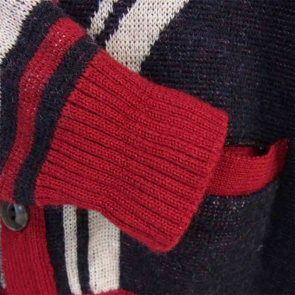 The Stylist Japan ザスタイリストジャパン TSJK-57802-01 ウール カーディガン 厚手 レッド系 M【中古】
