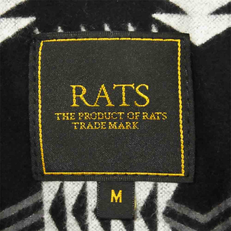 長瀬さん着用！ RATS ラッツ アトミックフランネルシャツ 19AW ブラック - シャツ