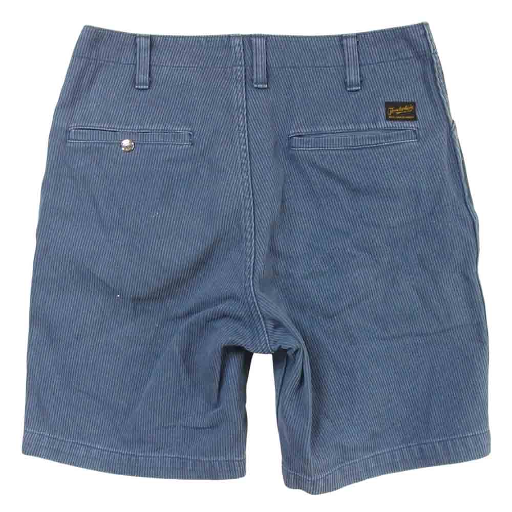 TENDERLOIN テンダーロイン 19SS T-BDP PIQUE SHORTS WASH ピケ コットン ショーツ ショート パンツ ブルー系 S【中古】