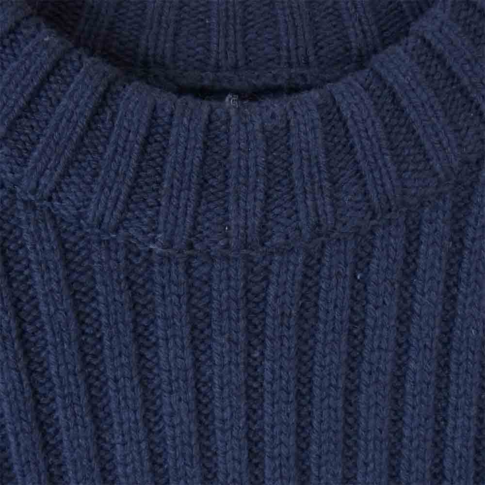 WTAPS ダブルタップス 14AW 142MADT-KNM02 COMMANDER コマンダー ミリタリー ニット ネイビー系 2【中古】