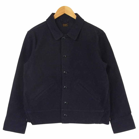 TENDERLOIN テンダーロイン T-MOLESKIN JKT モールスキン ジャケット コットン 日本製 ネイビー系 S【中古】