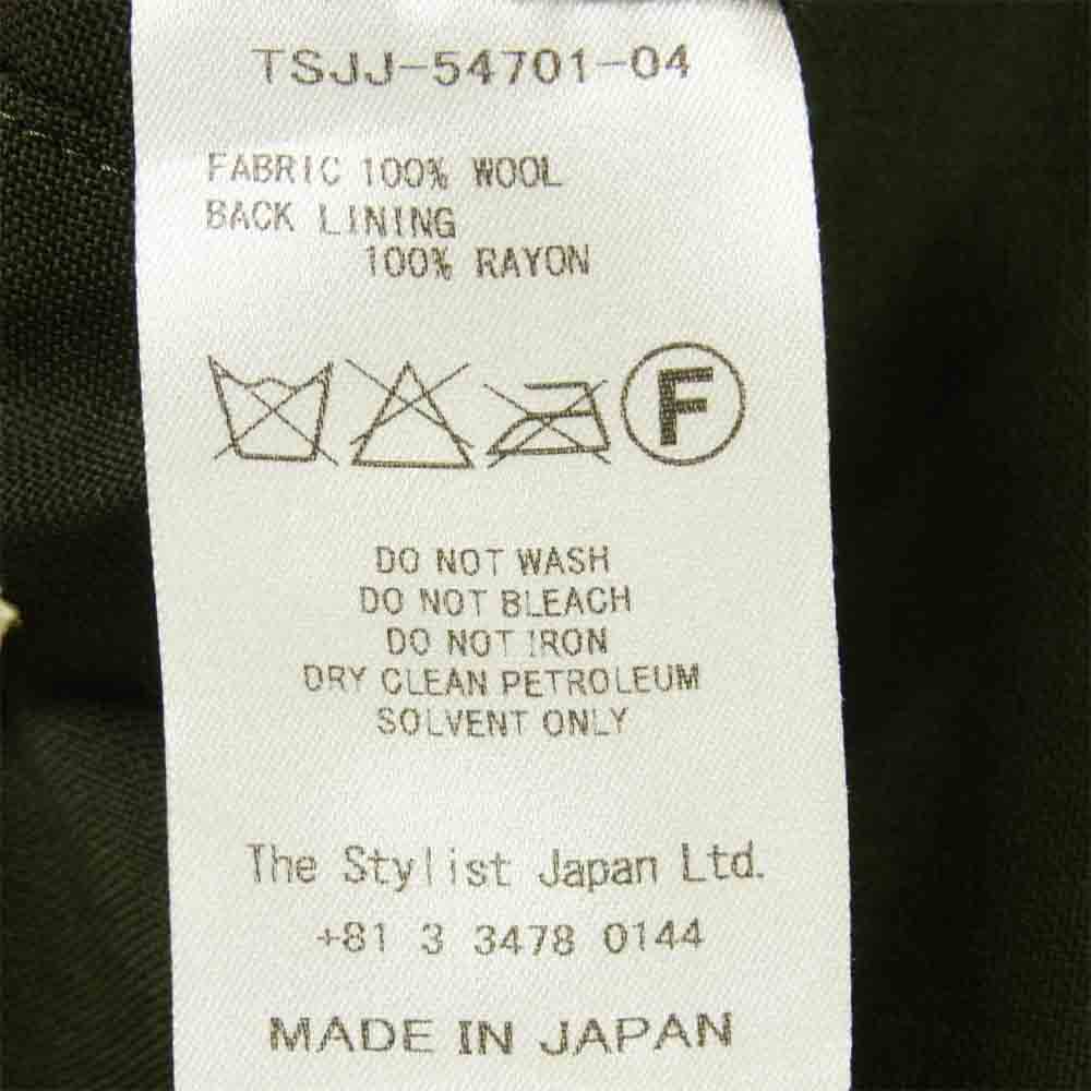TENDERLOIN テンダーロイン TSJJ-54701-04 スタイリストジャパン The Stylist Japan 2B jacket ウルフ ジャケット グリーン系 M【中古】