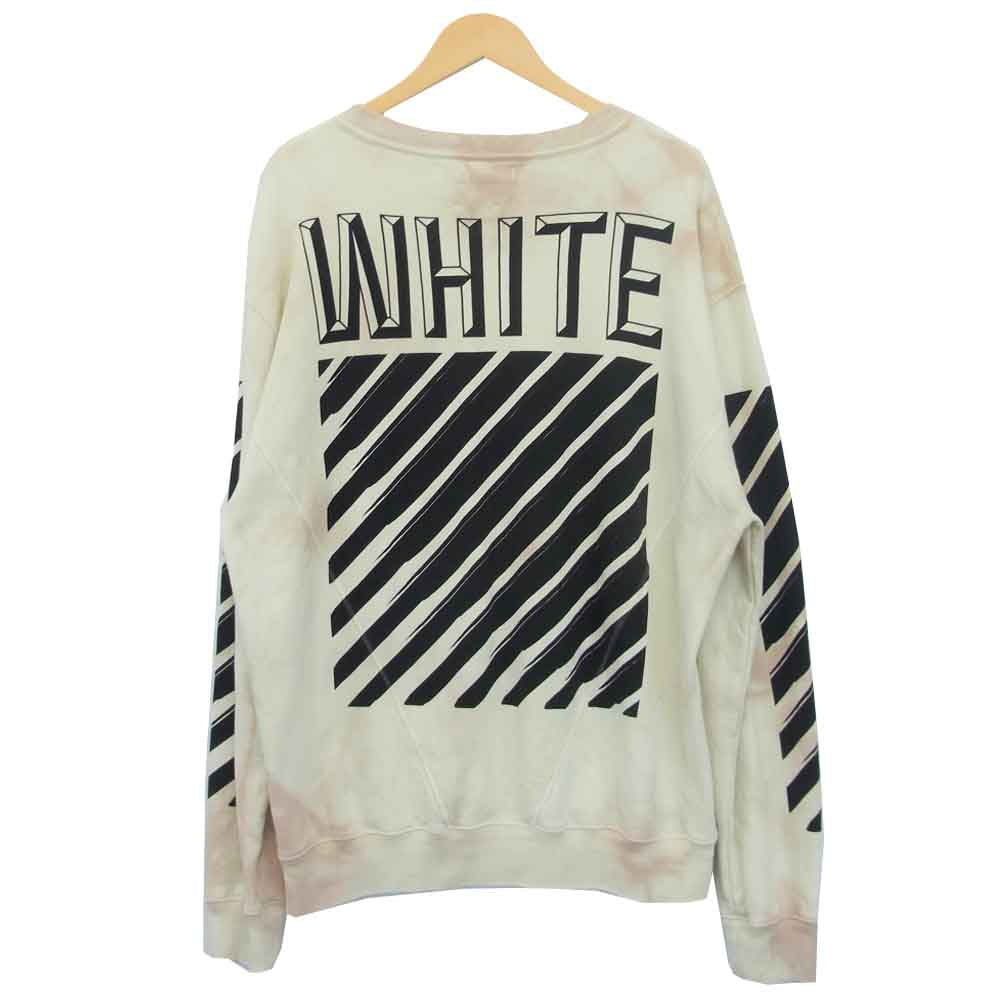 OFF-WHITE オフホワイト 420407 国内正規品 スウェット オフホワイト系 M【中古】