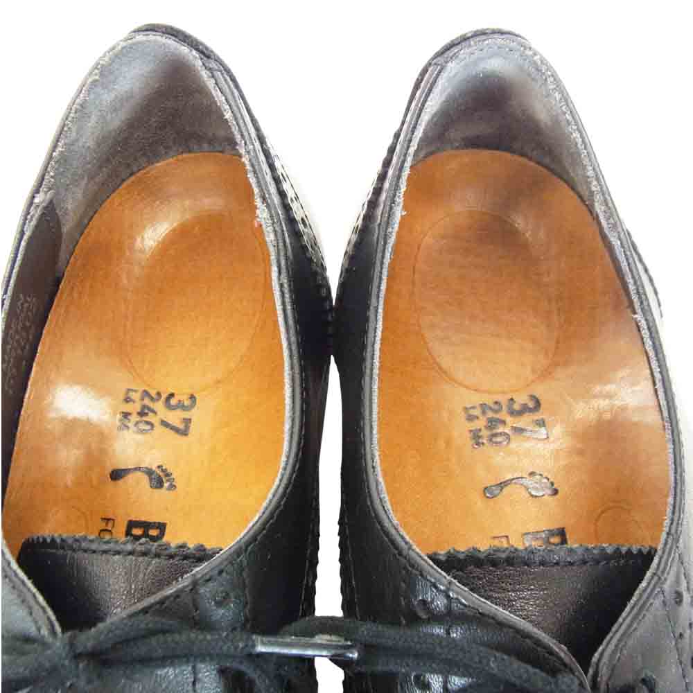 BIRKENSTOCK ビルケンシュトック ウィング チップ シューズ レザー シューズ 24cm【美品】【中古】