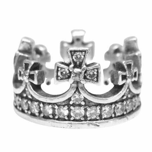 Justin Davis ジャスティンデイビス SRJ185 MONACO RING モナコリング シルバー系 8号程度【中古】