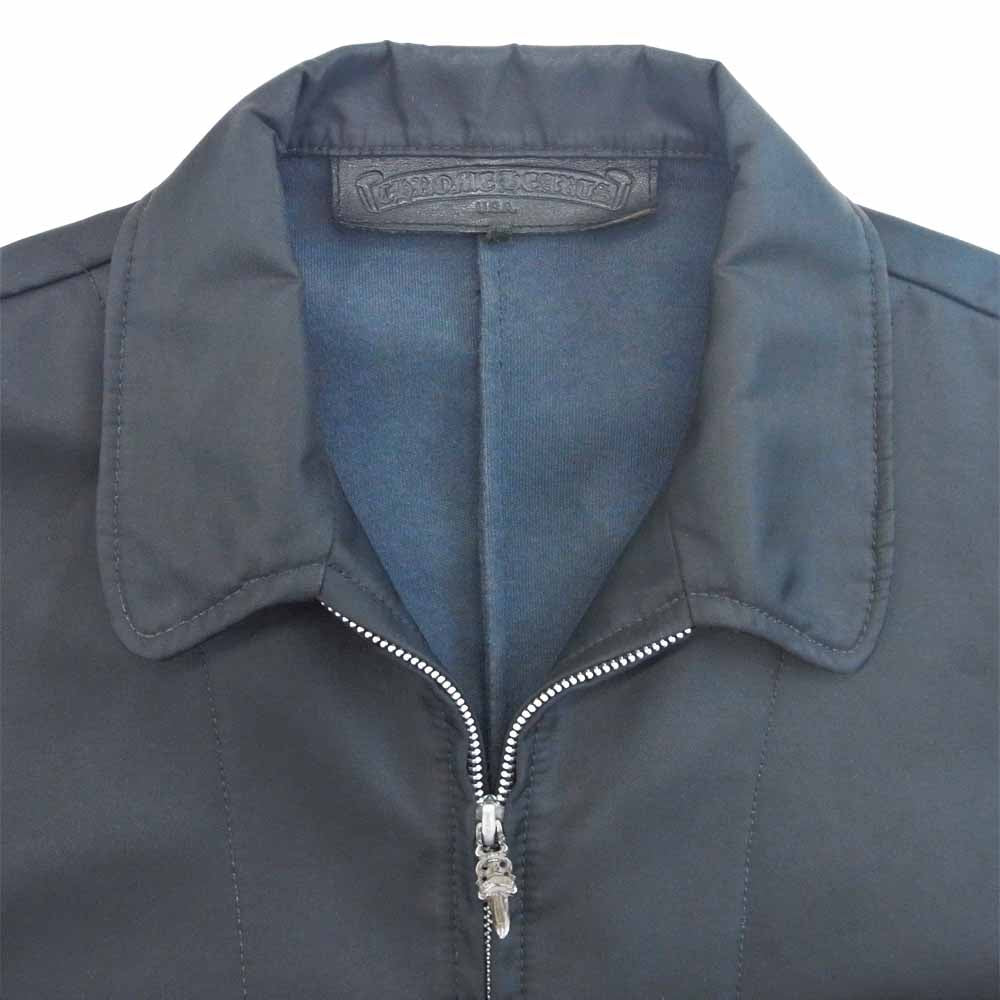 CHROME HEARTS クロムハーツ（原本無） セメタリー クロス パッチ ダガー ジップ ナイロン ジャケット ブラック系 M【中古】