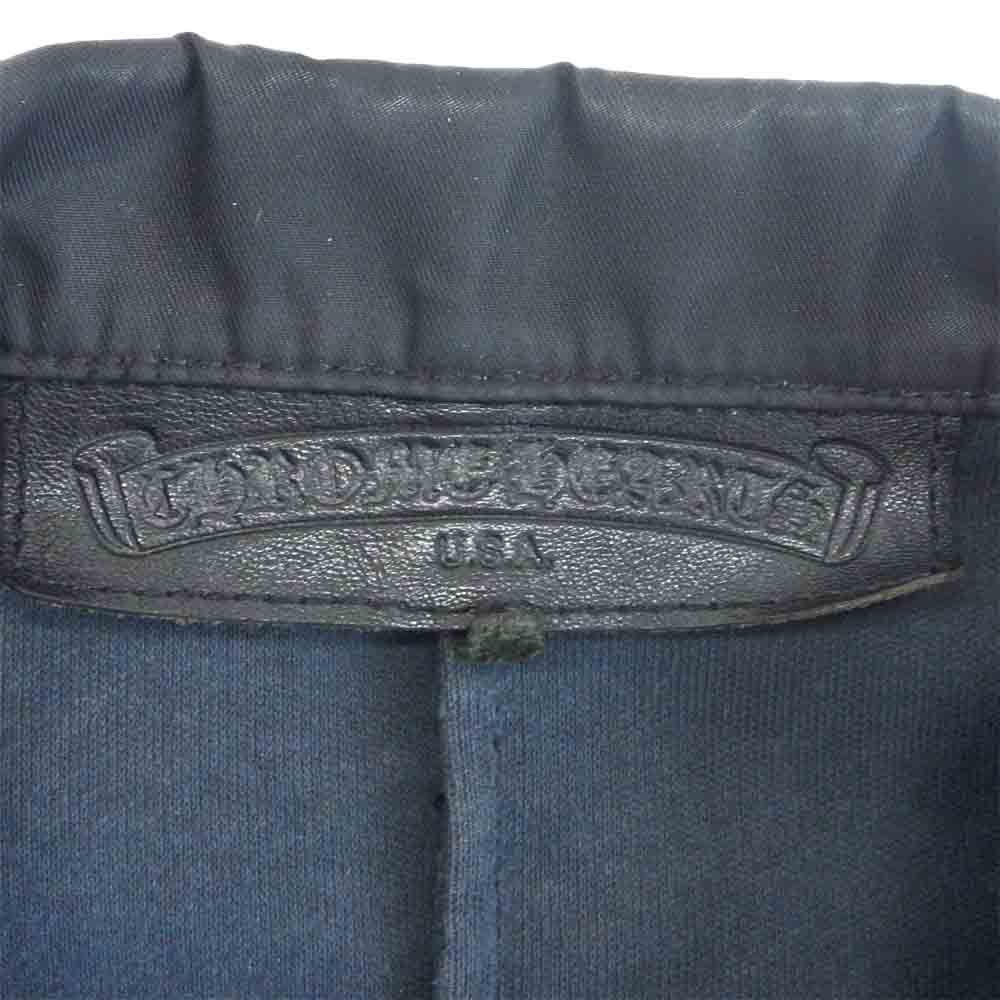 CHROME HEARTS クロムハーツ（原本無） セメタリー クロス パッチ ダガー ジップ ナイロン ジャケット ブラック系 M【中古】