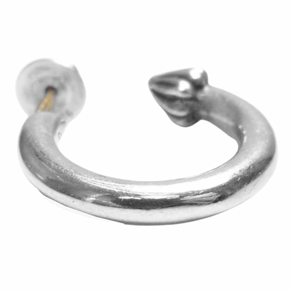 CHROME HEARTS クロムハーツ（原本無） HOOP PLAIN プレーン フープ ピアス シルバー系【中古】