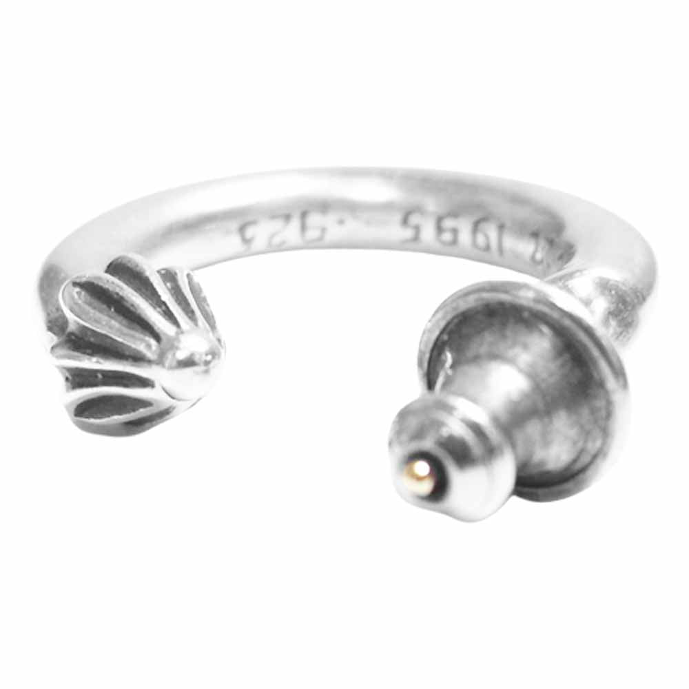 CHROME HEARTS クロムハーツ（原本無） HOOP PLAIN プレーン フープ ピアス シルバー系【中古】
