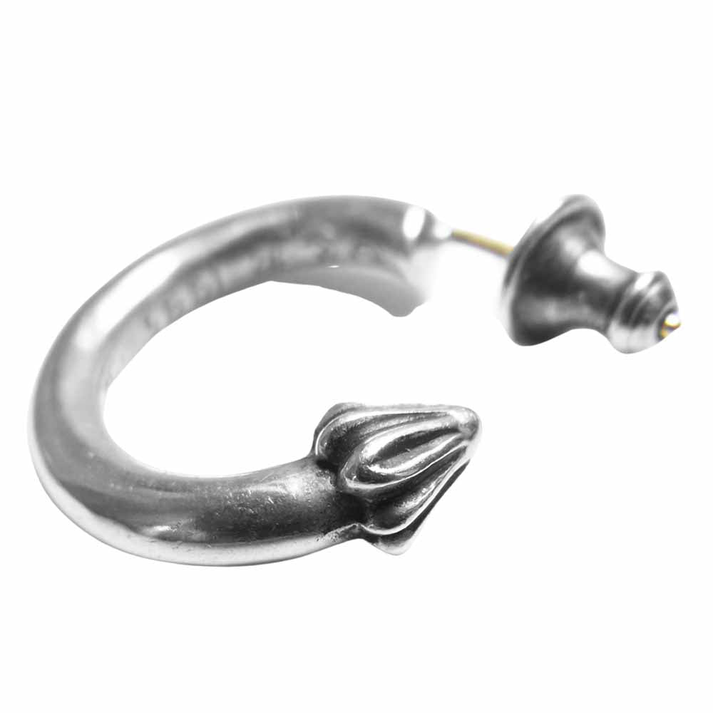 CHROME HEARTS クロムハーツ（原本無） HOOP PLAIN プレーン フープ ピアス シルバー系【中古】