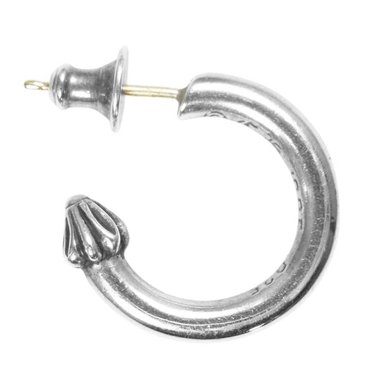 CHROME HEARTS クロムハーツ（原本無） HOOP PLAIN プレーン フープ ピアス シルバー系【中古】