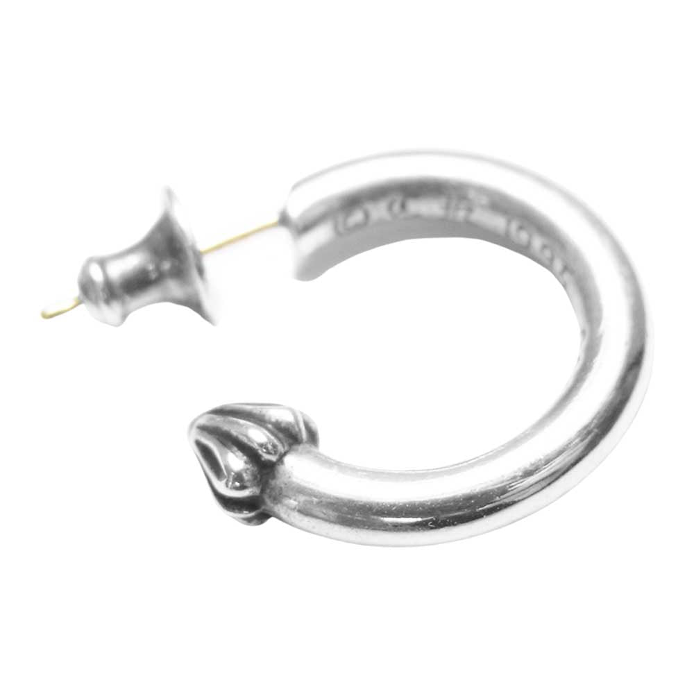 CHROME HEARTS クロムハーツ（原本無） HOOP PLAIN プレーン フープ ピアス シルバー系【中古】