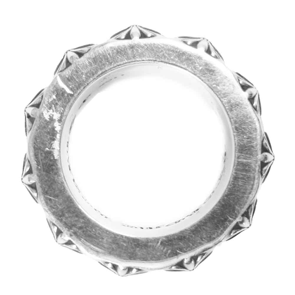CHROME HEARTS クロムハーツ（原本無） PETE PUNK DOUBLE ピート パンク ダブル ロウ リング シルバー系【中古】