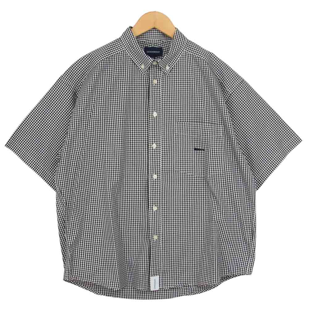 DESCENDANT ディセンダント 20SS HYANNIS B.D. SS SHIRT 半袖 シャツ ブラック系 1【美品】【中古】