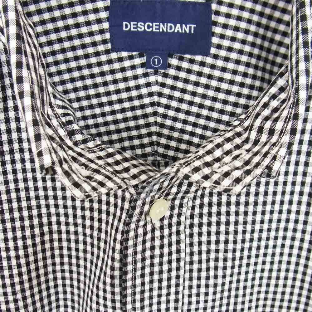 DESCENDANT ディセンダント 20SS HYANNIS B.D. SS SHIRT 半袖 シャツ ブラック系 1【美品】【中古】