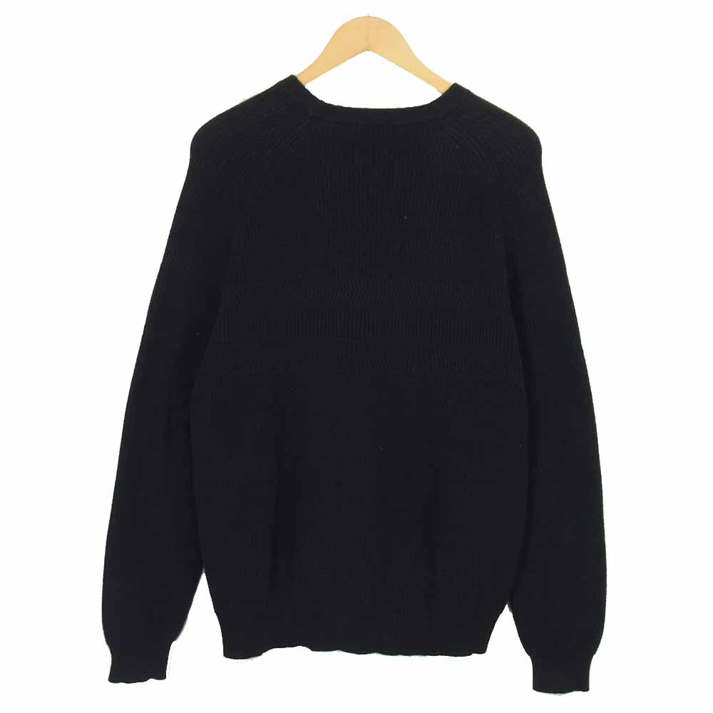 Supreme シュプリーム 18SS Chest Stripe Raglan Sweater ブラック系 M【中古】