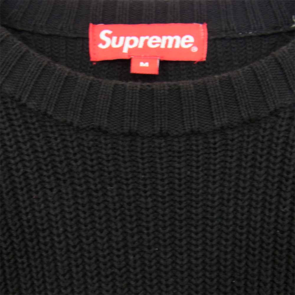 Supreme シュプリーム 18SS Chest Stripe Raglan Sweater ブラック系 M ...