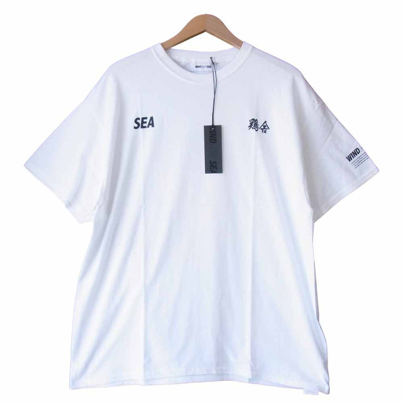 ウィンダンシー WDS-CISHA-03 × チイシャ CHI-I-SHA T-SHIRT Tシャツ カットソー ホワイト系 XL【新古品】【未使用】【中古】