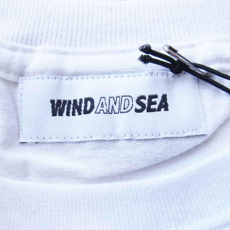 ウィンダンシー WDS-CISHA-03 × チイシャ CHI-I-SHA T-SHIRT Tシャツ カットソー ホワイト系 XL【新古品】【未使用】【中古】
