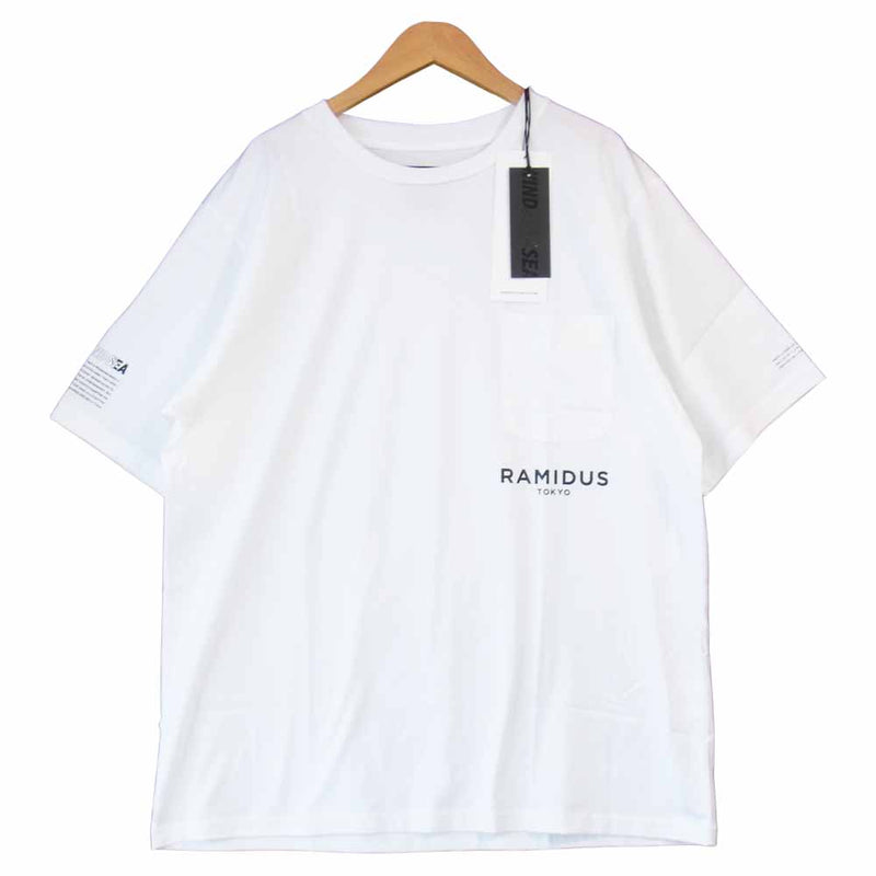 ウィンダンシー WDS-RMDS-09 × ラミダス RAMIDUS H/S POCKET T-SHIRT ポケット Tシャツ ホワイト系 XL【新古品】【未使用】【中古】