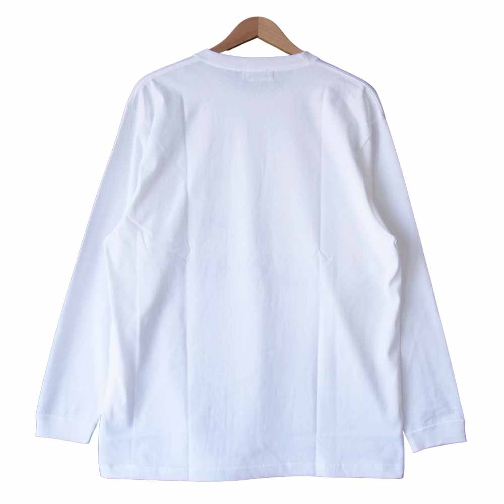 ウィンダンシー 20AW WDS-TDBYS-02 × TONDABAYASHI RAN L/S T-SHIRT ロングスリーブ Tシャツ ホワイト系 XL【新古品】【未使用】【中古】