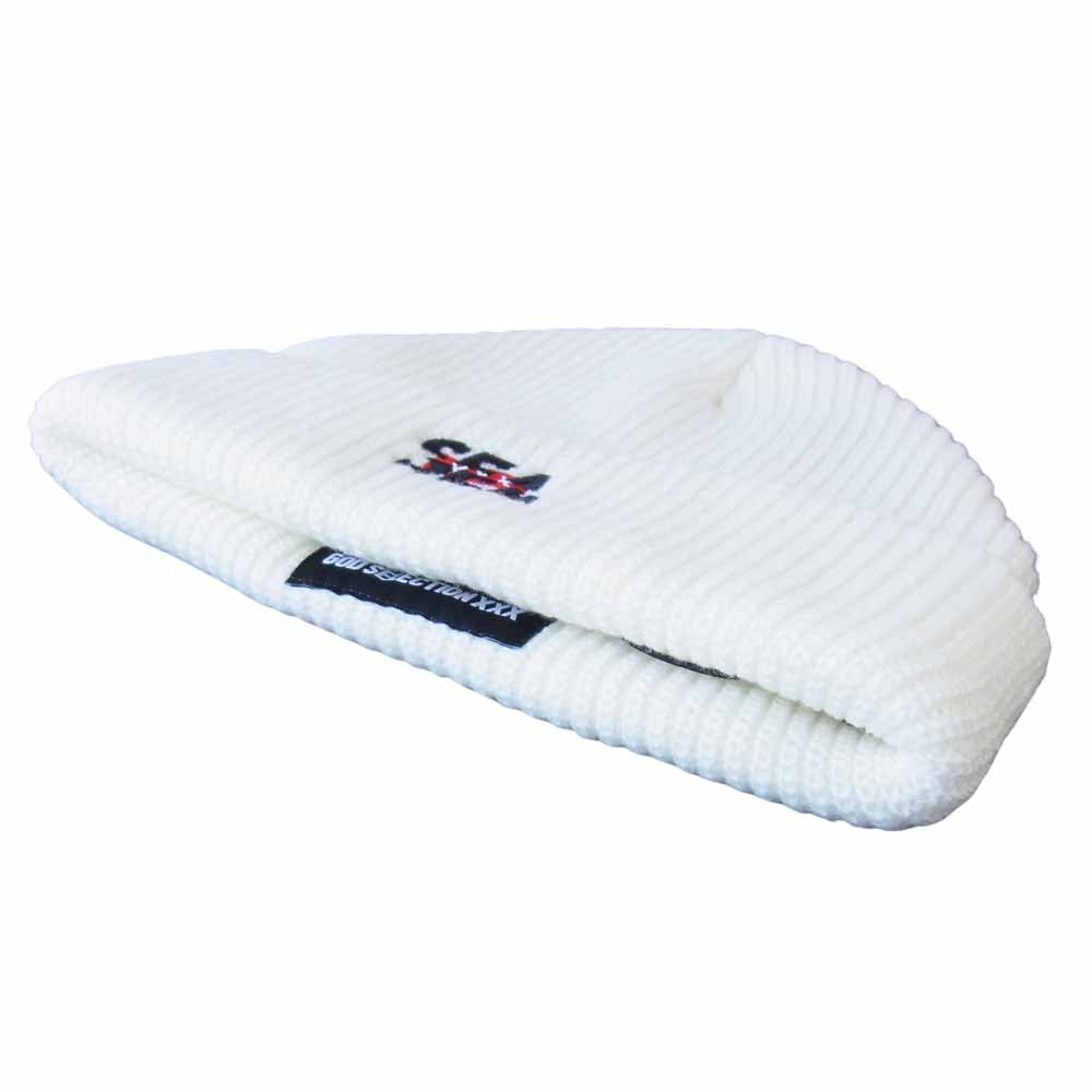 ウィンダンシー WDS-XXX-SP-11 × ゴッドセレクション GOD SELECTION XXX Beanie ビーニー ホワイト系 F【新古品】【未使用】【中古】