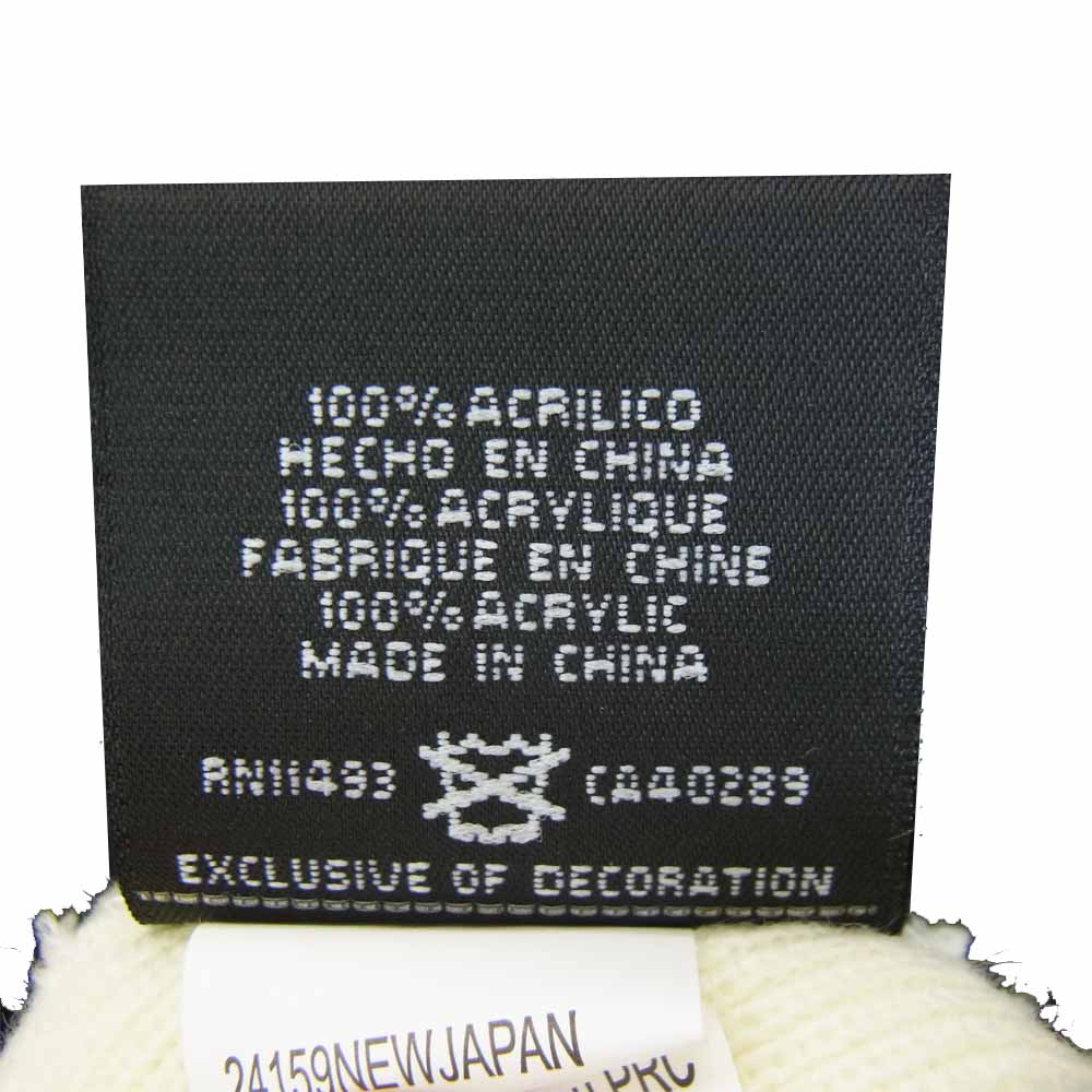 Supreme シュプリーム 20AW × ニューエラ NEW Era Cross Box Logo Beanie ビーニー ホワイト系【新古品】【未使用】【中古】