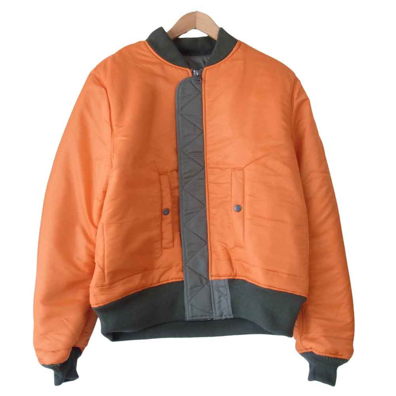 ウィンダンシー 19AW WDS-19A-JK-07 REVERSIBLE MA-1 リバーシブル ナイロン ジャケット オリーブ XL【新古品】【未使用】【中古】