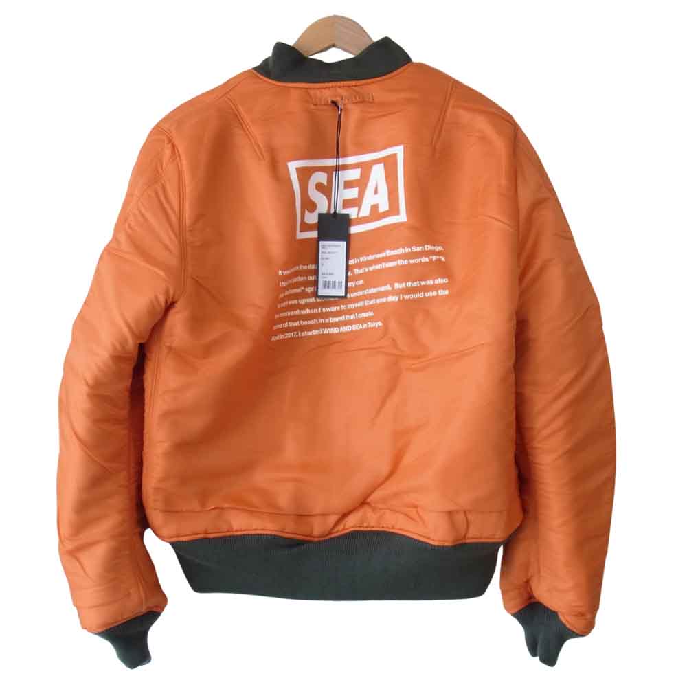 ウィンダンシー 19AW WDS-19A-JK-07 REVERSIBLE MA-1 リバーシブル ナイロン ジャケット オリーブ XL【新古品】【未使用】【中古】