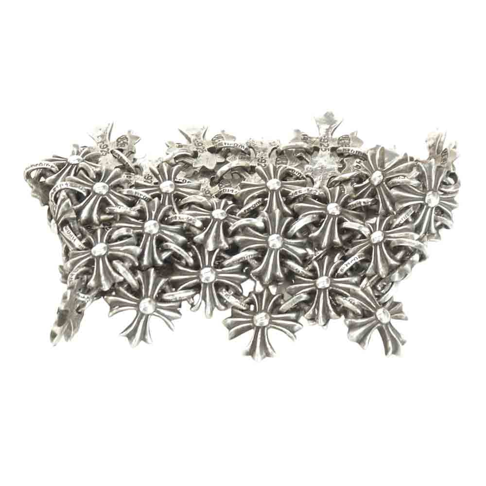 CHROME HEARTS クロムハーツ（原本無） CHAIN MAIL チェーン メイル CHプラス ブレスレット シルバー系【中古】