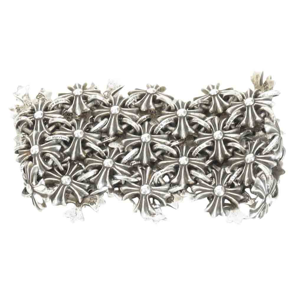 CHROME HEARTS クロムハーツ（原本無） CHAIN MAIL チェーン メイル CHプラス ブレスレット シルバー系【中古】