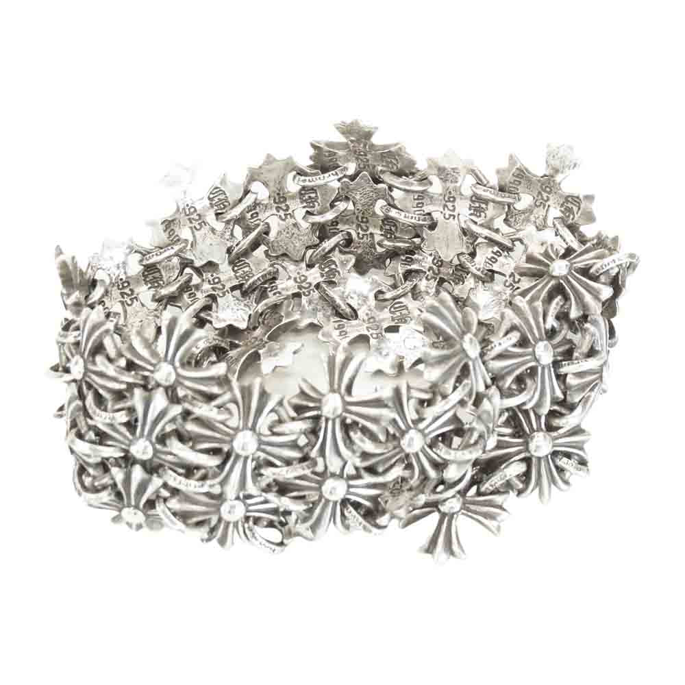 CHROME HEARTS クロムハーツ（原本無） CHAIN MAIL チェーン メイル CHプラス ブレスレット シルバー系【中古】