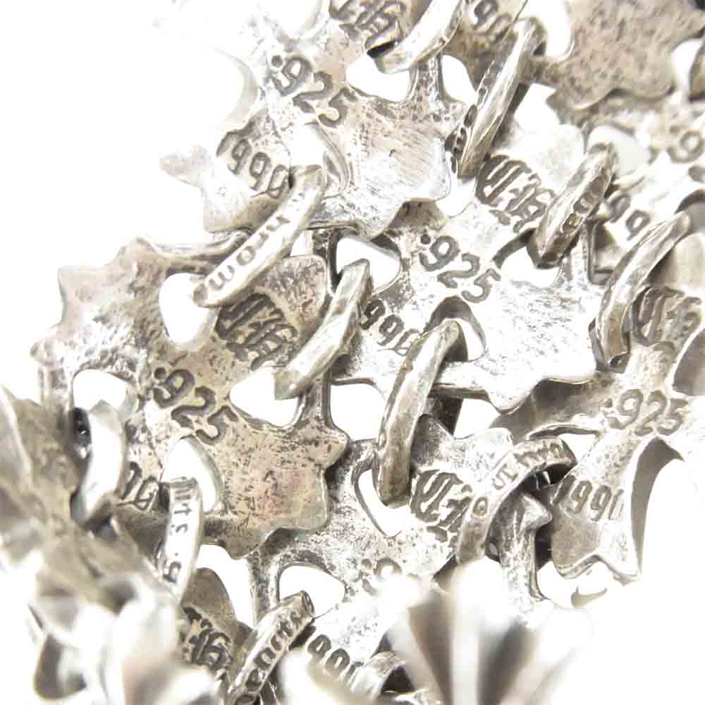 CHROME HEARTS クロムハーツ（原本無） CHAIN MAIL チェーン メイル CHプラス ブレスレット シルバー系【中古】