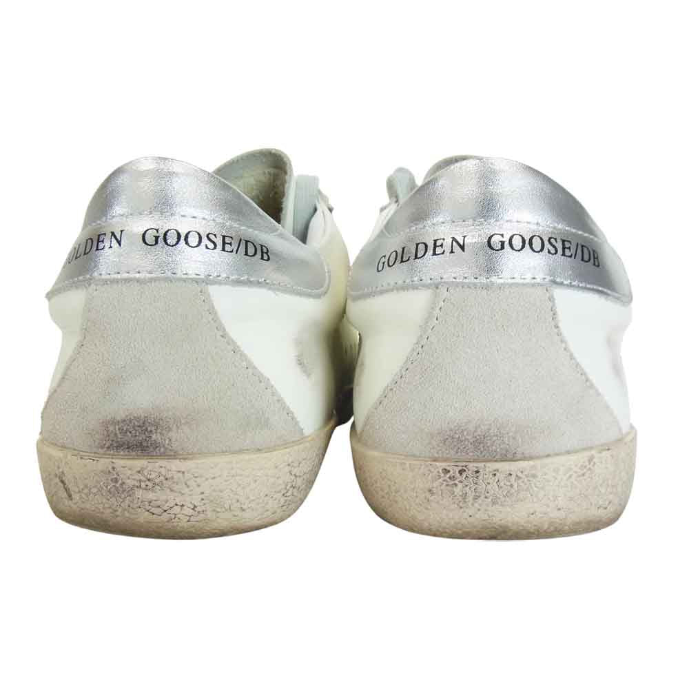 GOLDEN GOOSE ゴールデングース G21D120 SUPER STAR ローカットスニーカー  ホワイト系 グレー系 41【極上美品】【中古】
