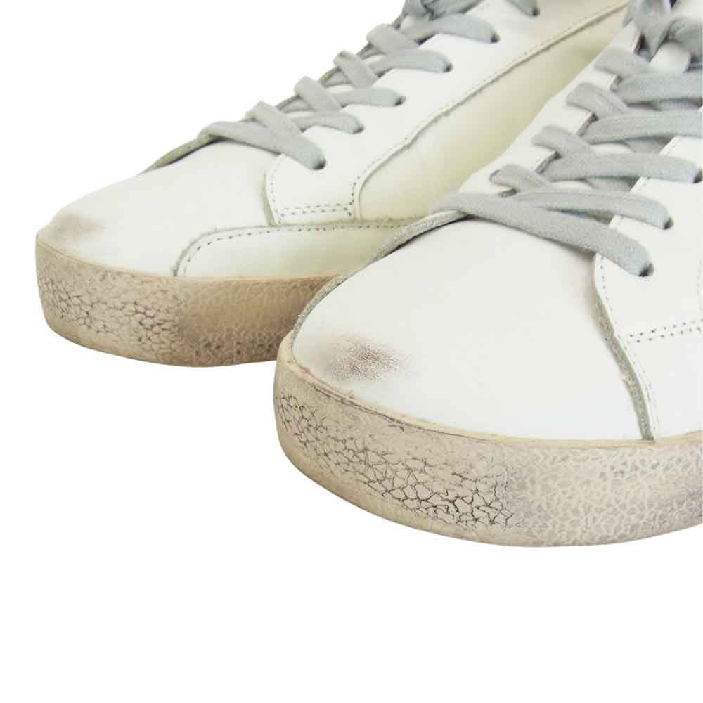 GOLDEN GOOSE ゴールデングース G21D120 SUPER STAR ローカットスニーカー  ホワイト系 グレー系 41【極上美品】【中古】