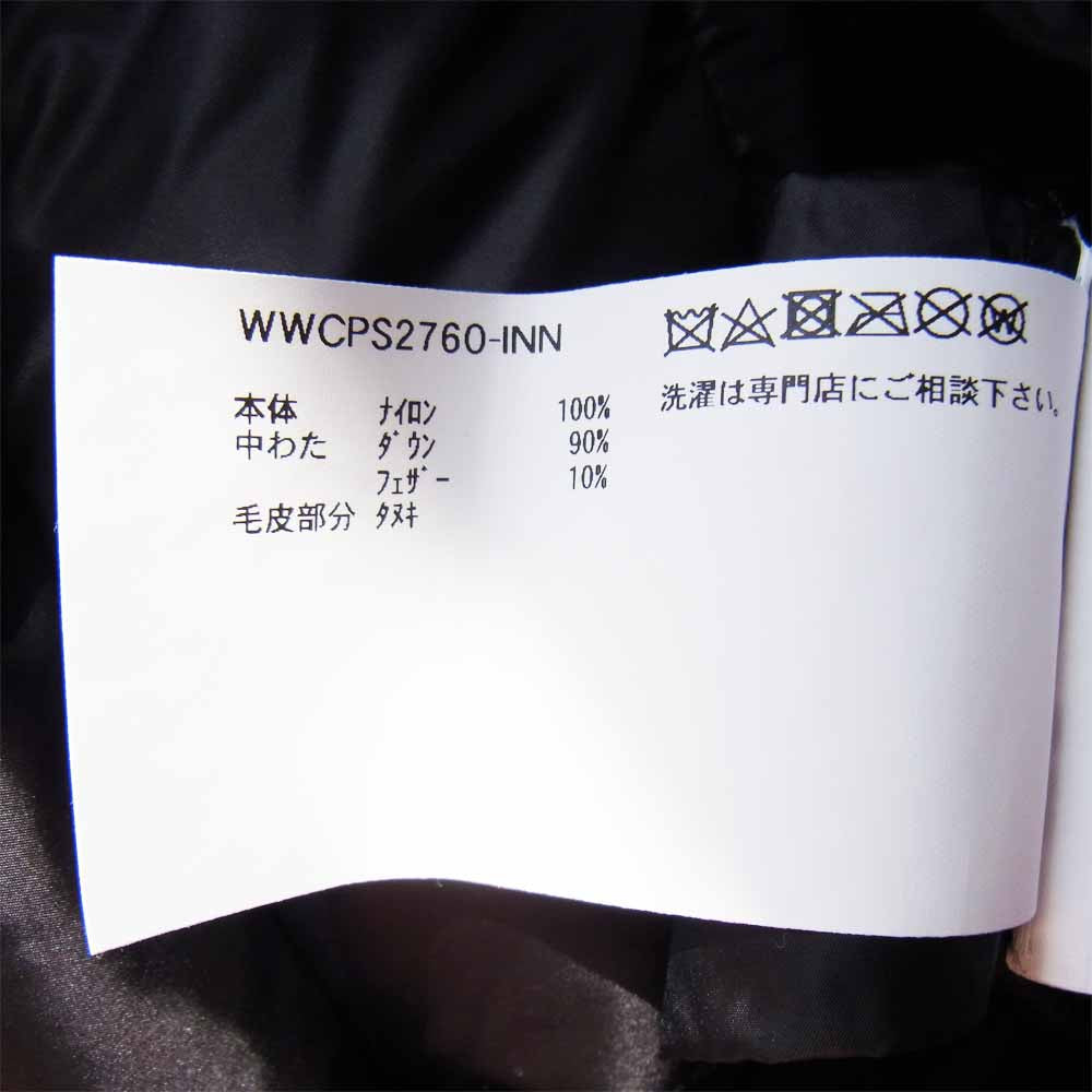 WOOLRICH ウールリッチ WWCPS2760 Scarlett Parka ファー付き モッズコート ブラック系 M【新古品】【未使用】【中古】