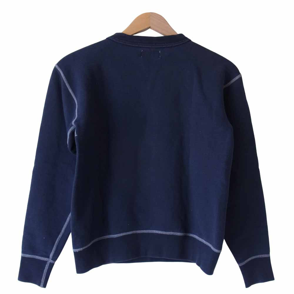 The REAL McCOY'S ザリアルマッコイズ MCCOYS SPORTING GOODS CO. 前V スウェット ネイビー系 S【中古】