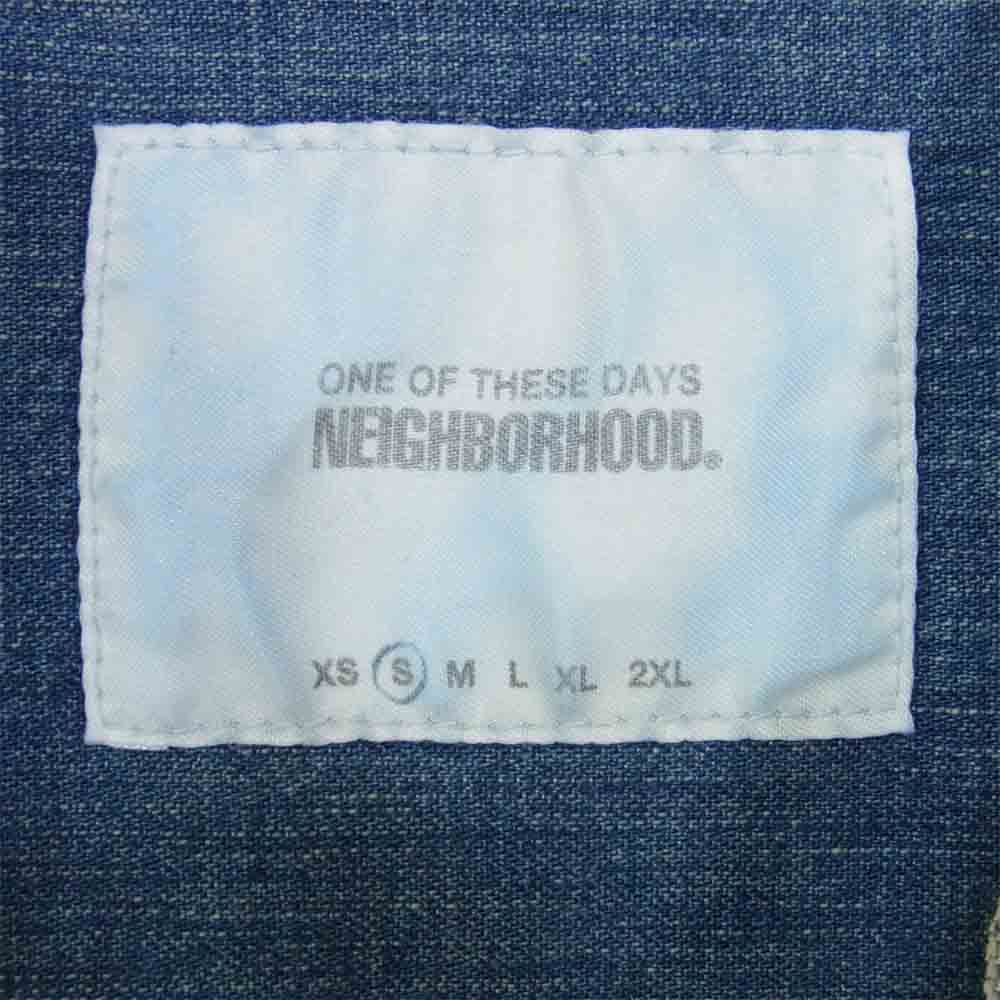NEIGHBORHOOD ネイバーフッド 211YTODN-SHM01 OOTD オーテド C-SHIRT C シャツ LS インディゴブルー系 S【極上美品】【中古】