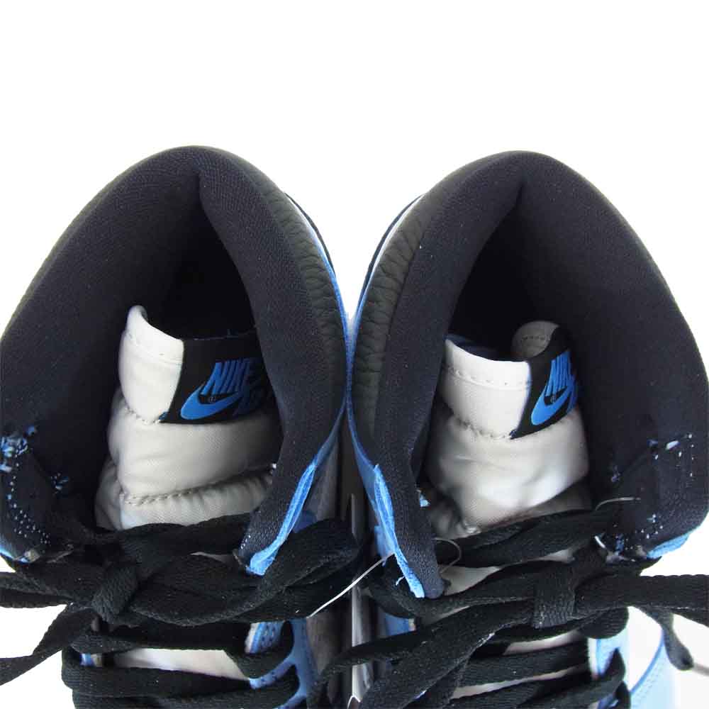 NIKE ナイキ 555088-134 AIR JORDAN 1 RETRO HIGH OG エアジョーダン 1 レトロ ハイ スニーカー ライトブルー系 ホワイト系 25.5cm【新古品】【未使用】【中古】