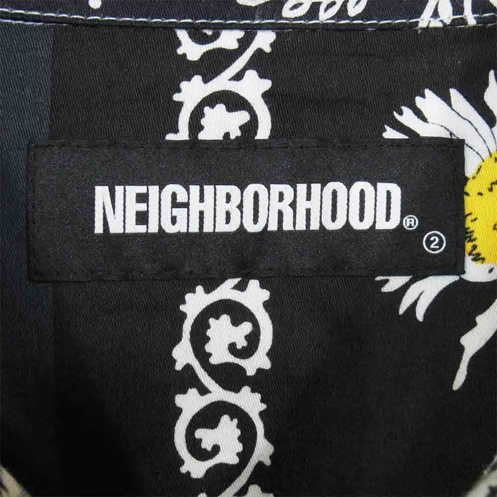 NEIGHBORHOOD ネイバーフッド 21SS 211TSNH-SHM10 BANDANA C-SHIRT . LS バンダナ 長袖 シャツ ブラック系 S【新古品】【未使用】【中古】
