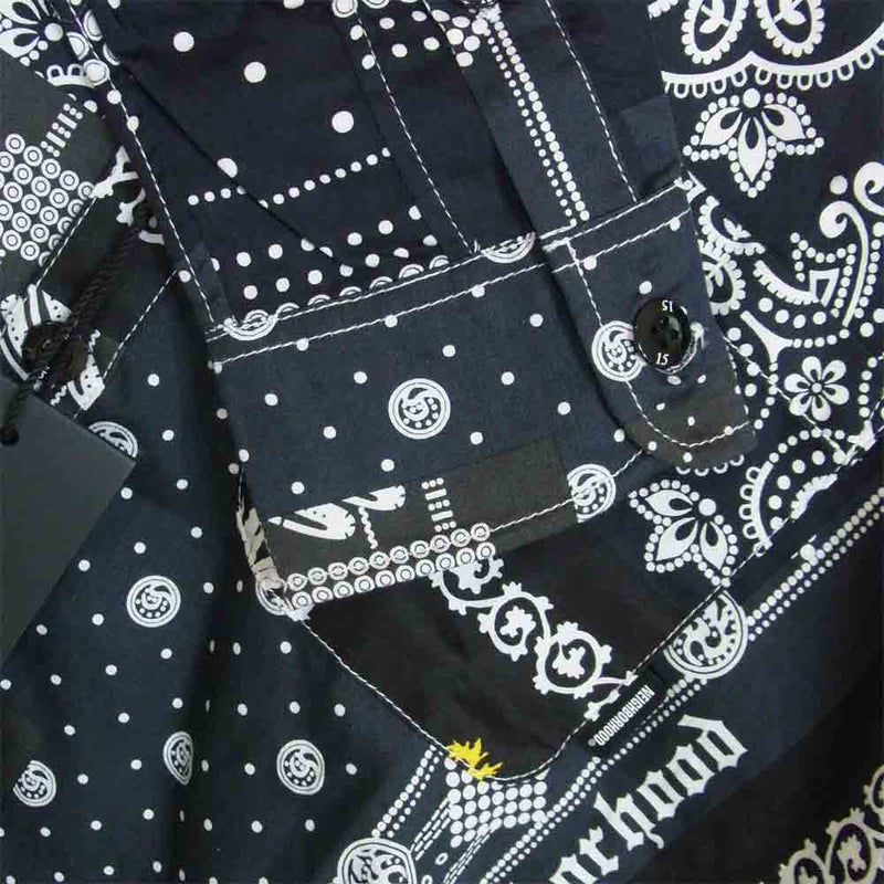 ネイバーフッド 21ss BANDANA C  SHIRT LS バンダナシャツ