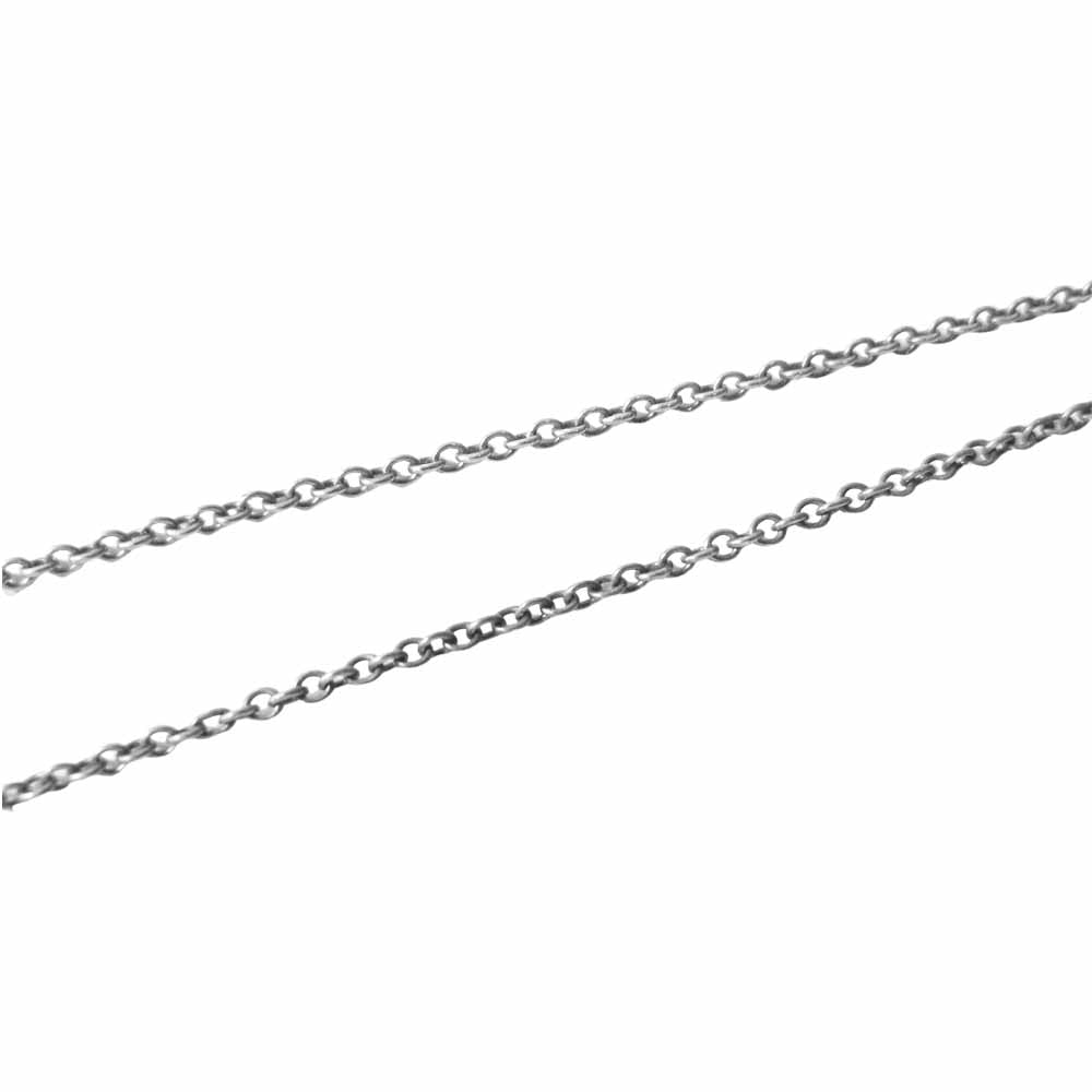 TIFFANY&Co. ティファニー インターロッキング ダブルリング ネックレス シルバー系【中古】