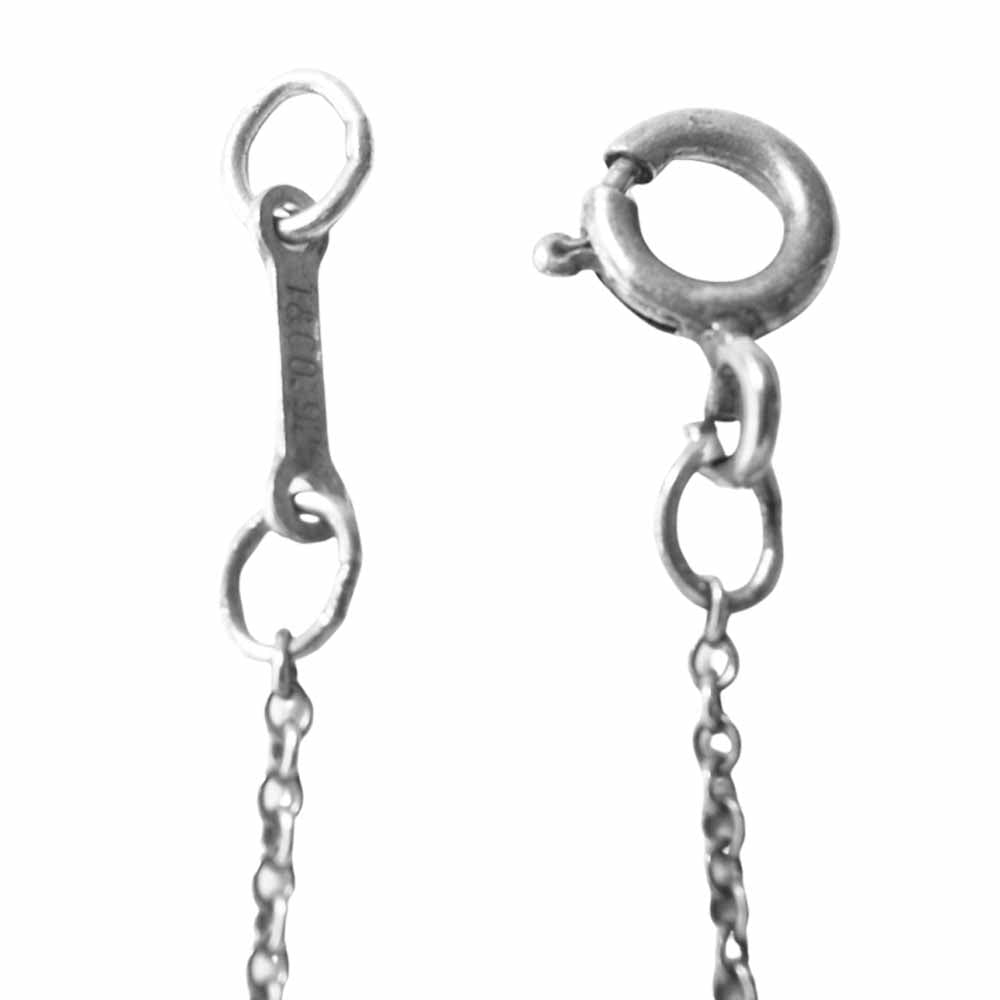 TIFFANY&Co. ティファニー インターロッキング ダブルリング ネックレス シルバー系【中古】