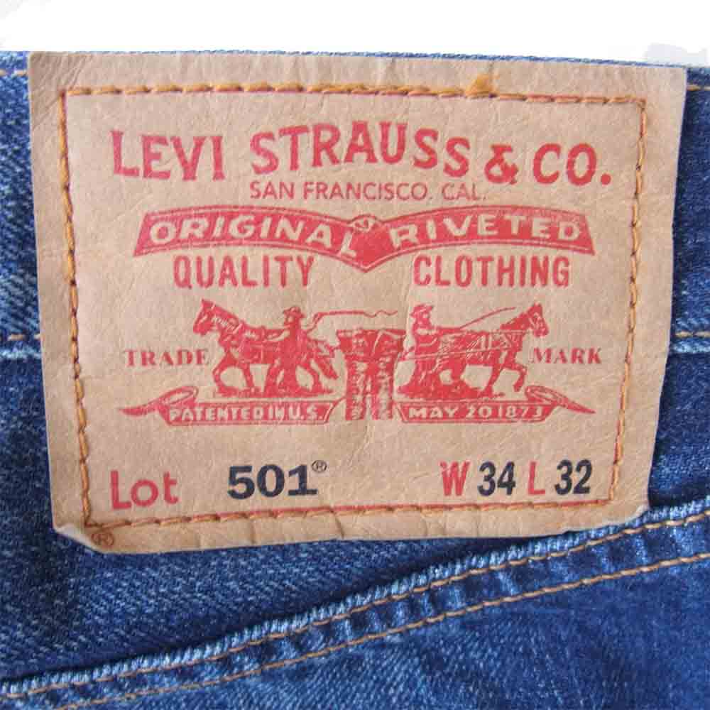 Levi's リーバイス 5011 1966 復刻 デニム パンツ インディゴブルー系 34【中古】