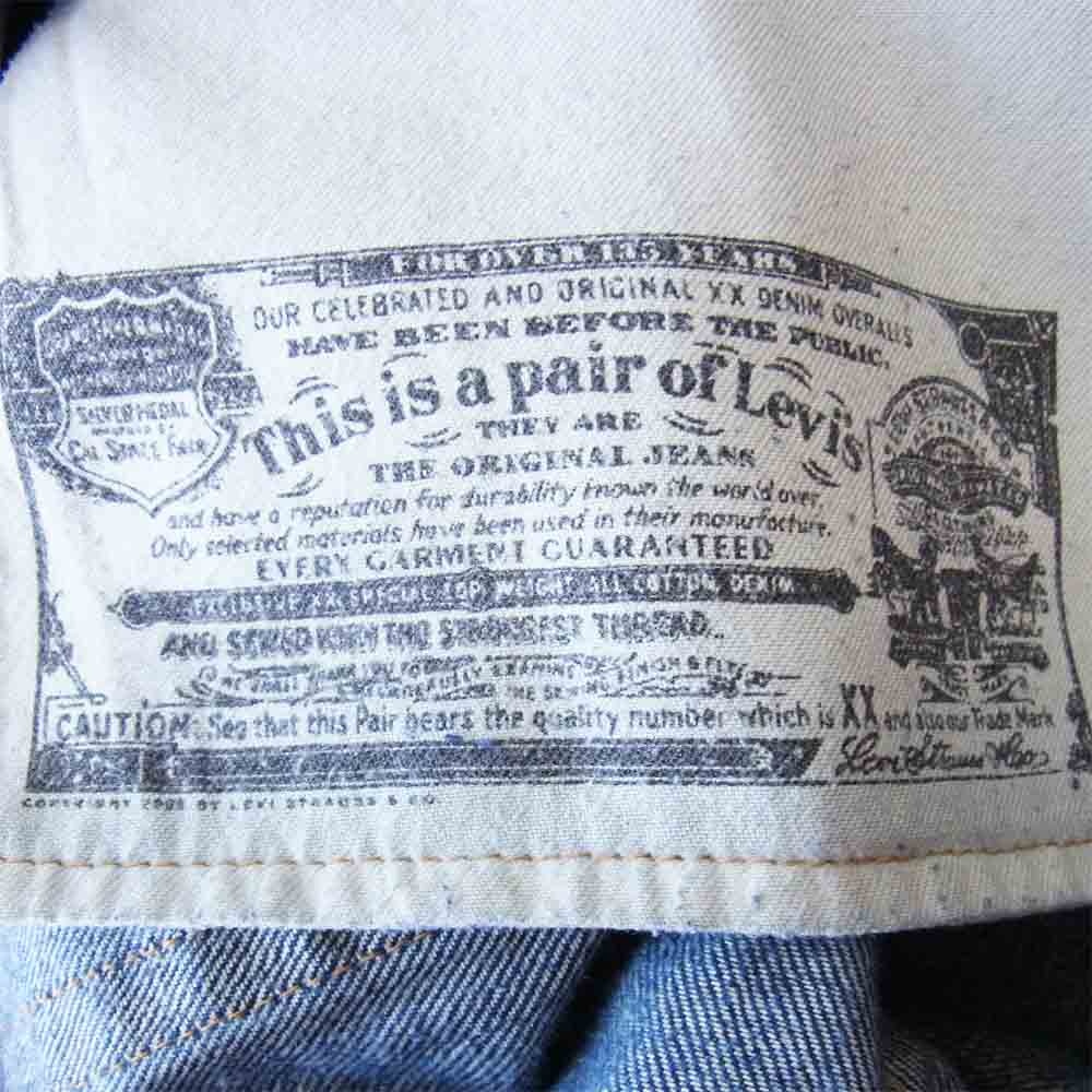 Levi's リーバイス 5011 1966 復刻 デニム パンツ インディゴブルー系 34【中古】