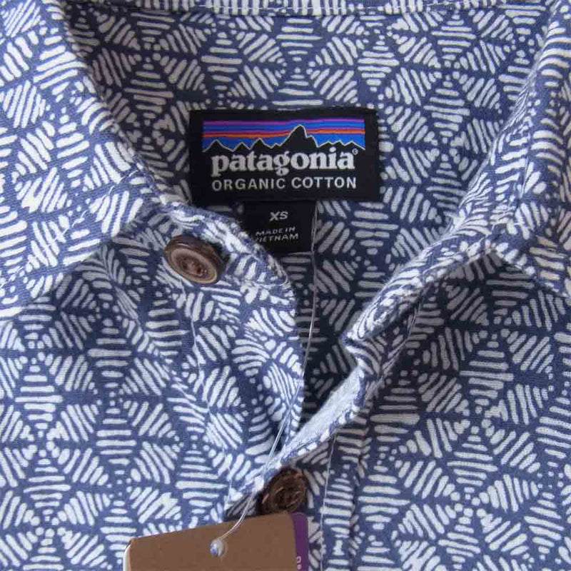 patagonia パタゴニア 52931 Steersman Shirt ステアーズマン シャツ ネイビー系 XS【新古品】【未使用】【中古】