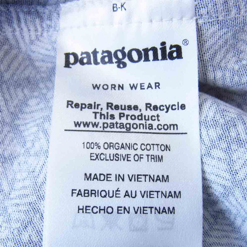 patagonia パタゴニア 52931 Steersman Shirt ステアーズマン シャツ ネイビー系 XS【新古品】【未使用】【中古】